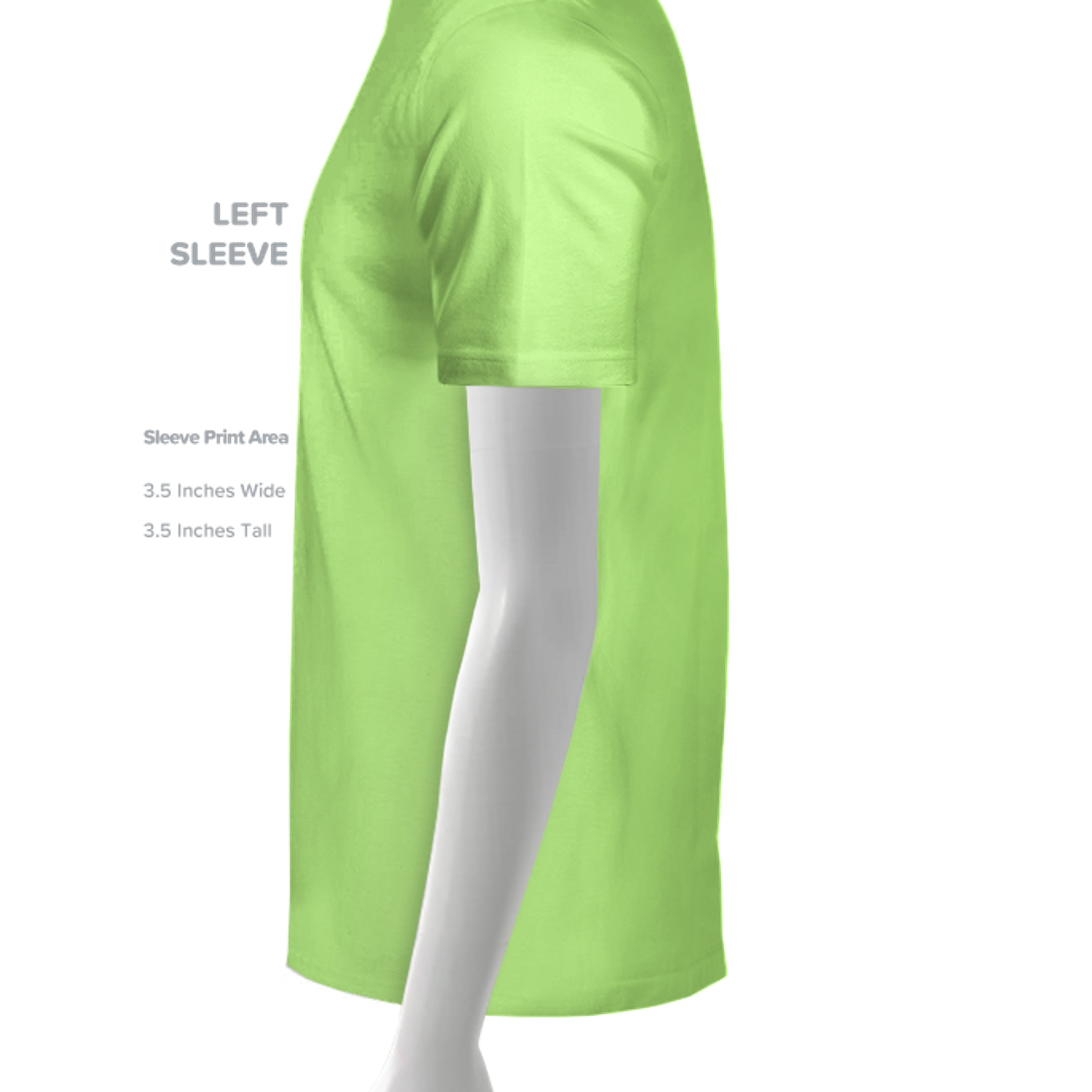 NEON GREEN - G500 - SLEEVE_LEFT