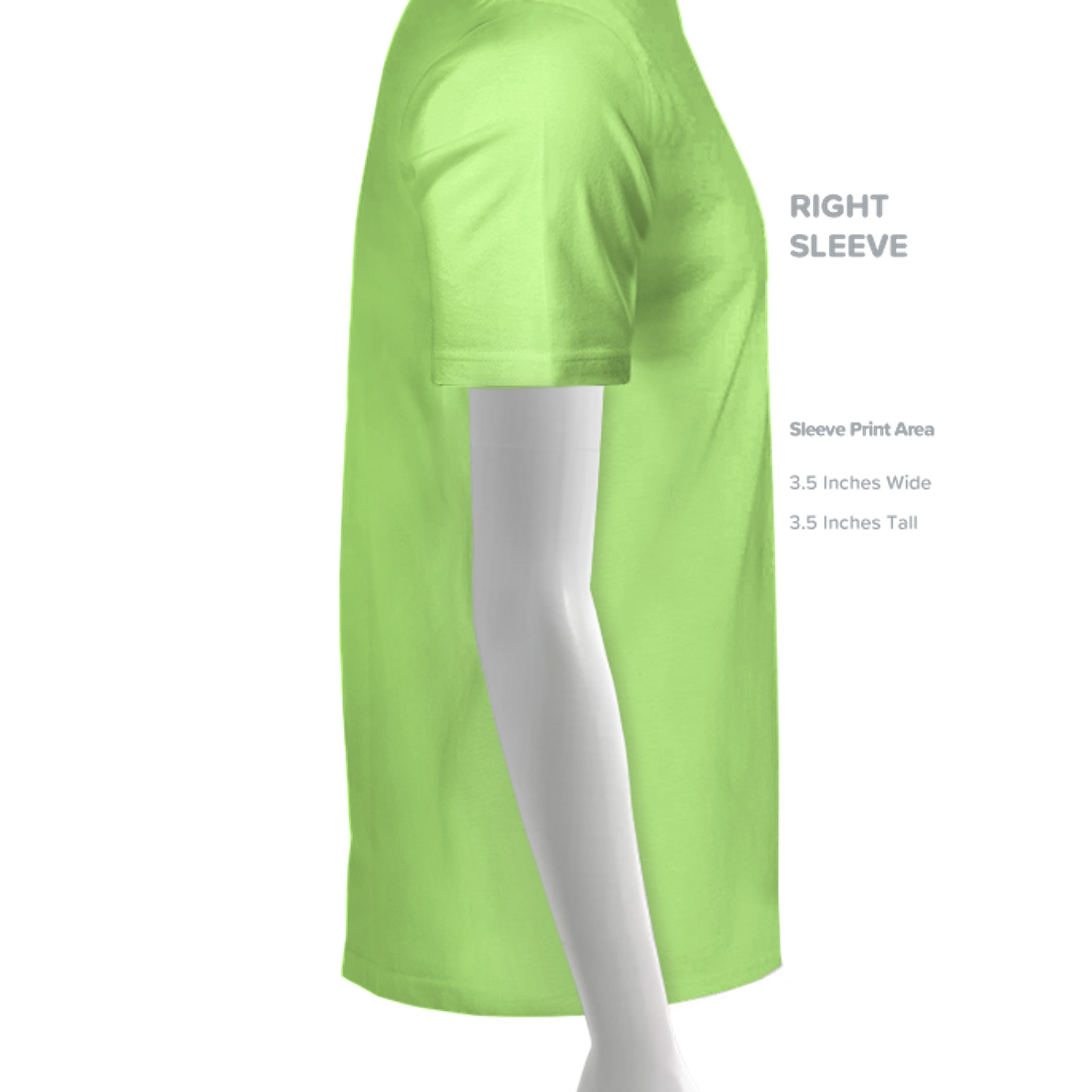 NEON GREEN - G500 - SLEEVE_RIGHT